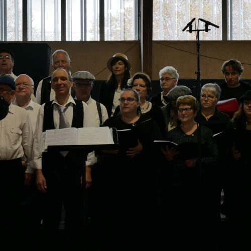 un moment de partage qui fut un grand moment de plaisir pour tous les choristes présents